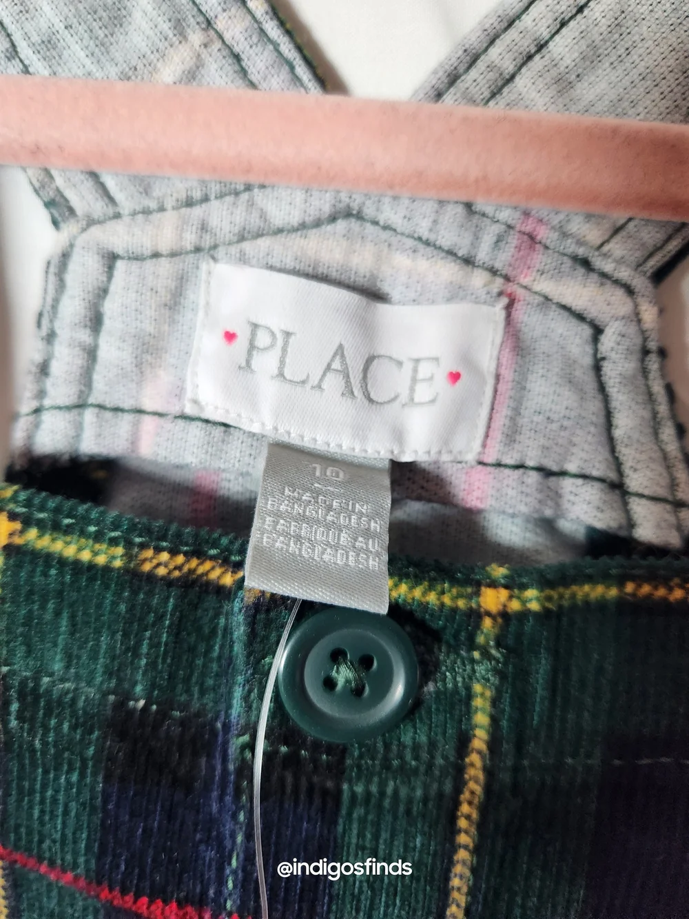 The Childrens Place classic plaid